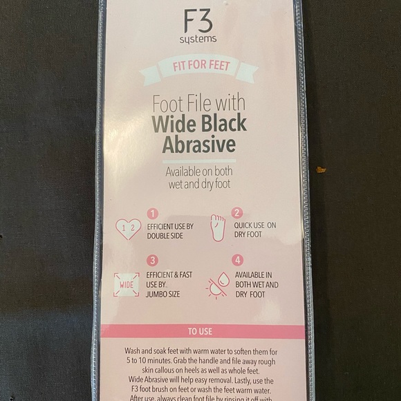 Wide Foot File - Picture 3 of 3